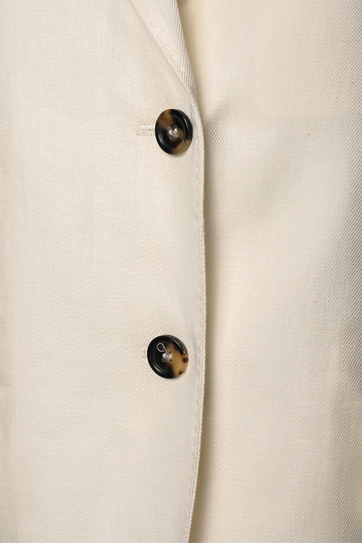 Max Mara Size 4 Linen Blazer