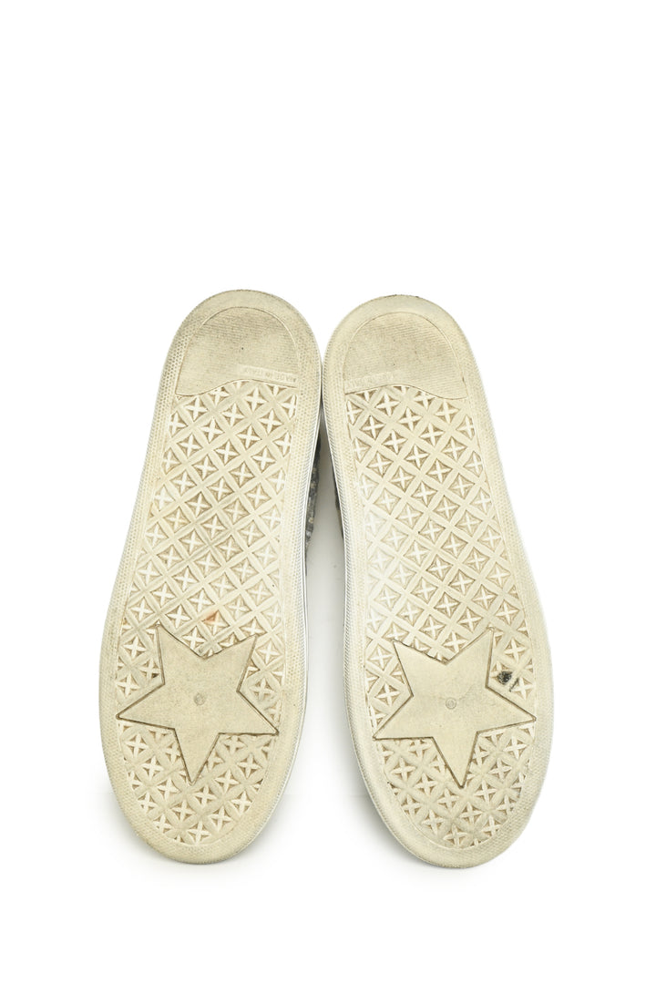 Christian Dior Size 41 Unisex Oblique Embroidered Canvas Solar Slip On Sneakers