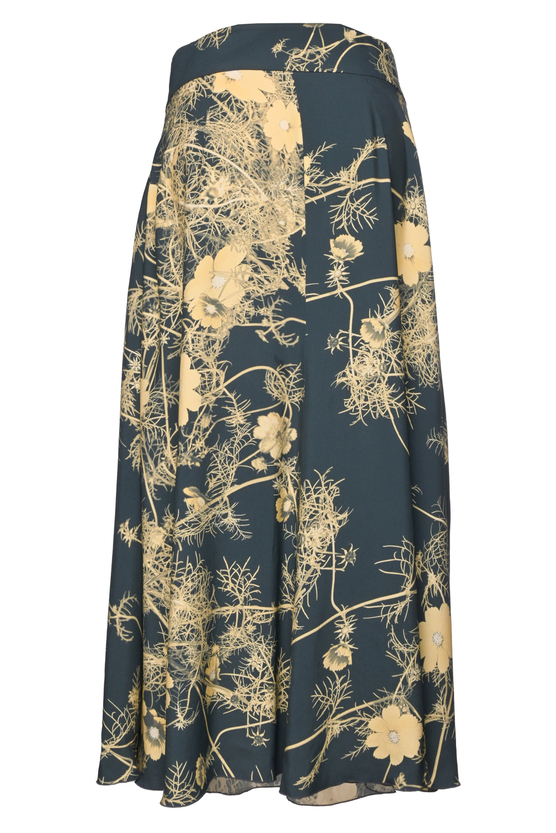 Dries Van Noten Size 40 Floral Midi Skirt