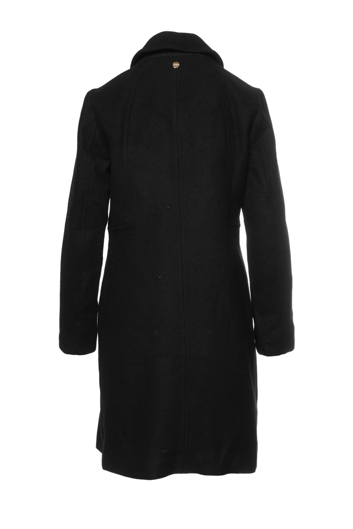 Marccain Size 2 Virgin Wool-Blend Midi Coat