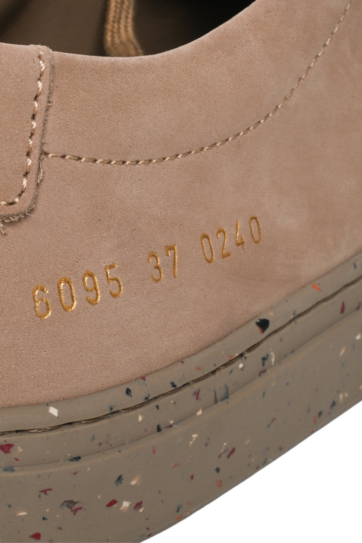 Common Projects Size 37 Achilles Low Nubuck Confetti Sneaker