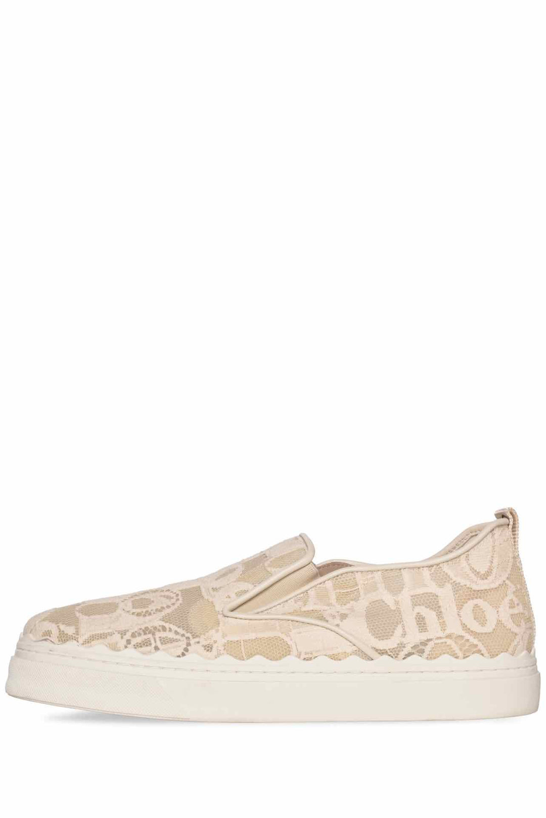 Chloe Size 41 Lauren Lace Slip On Sneaker