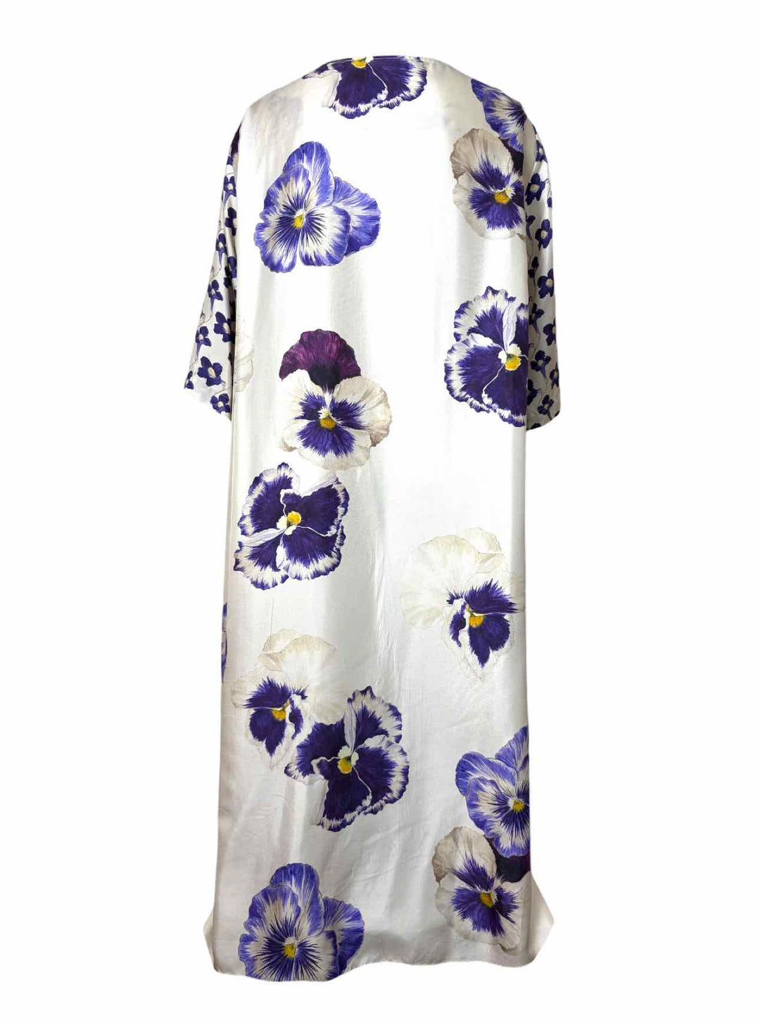 Biyan Size OS Floral Silk Oversized Dress