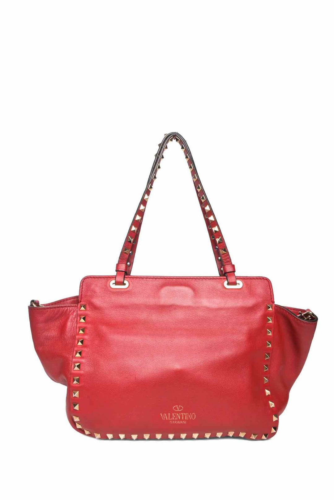 Valentino Calfskin Leather Rockstud Tote