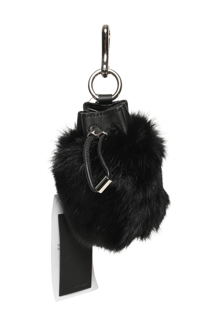 Alexander Wang Rabbit Fur Mini Roxy Keychain