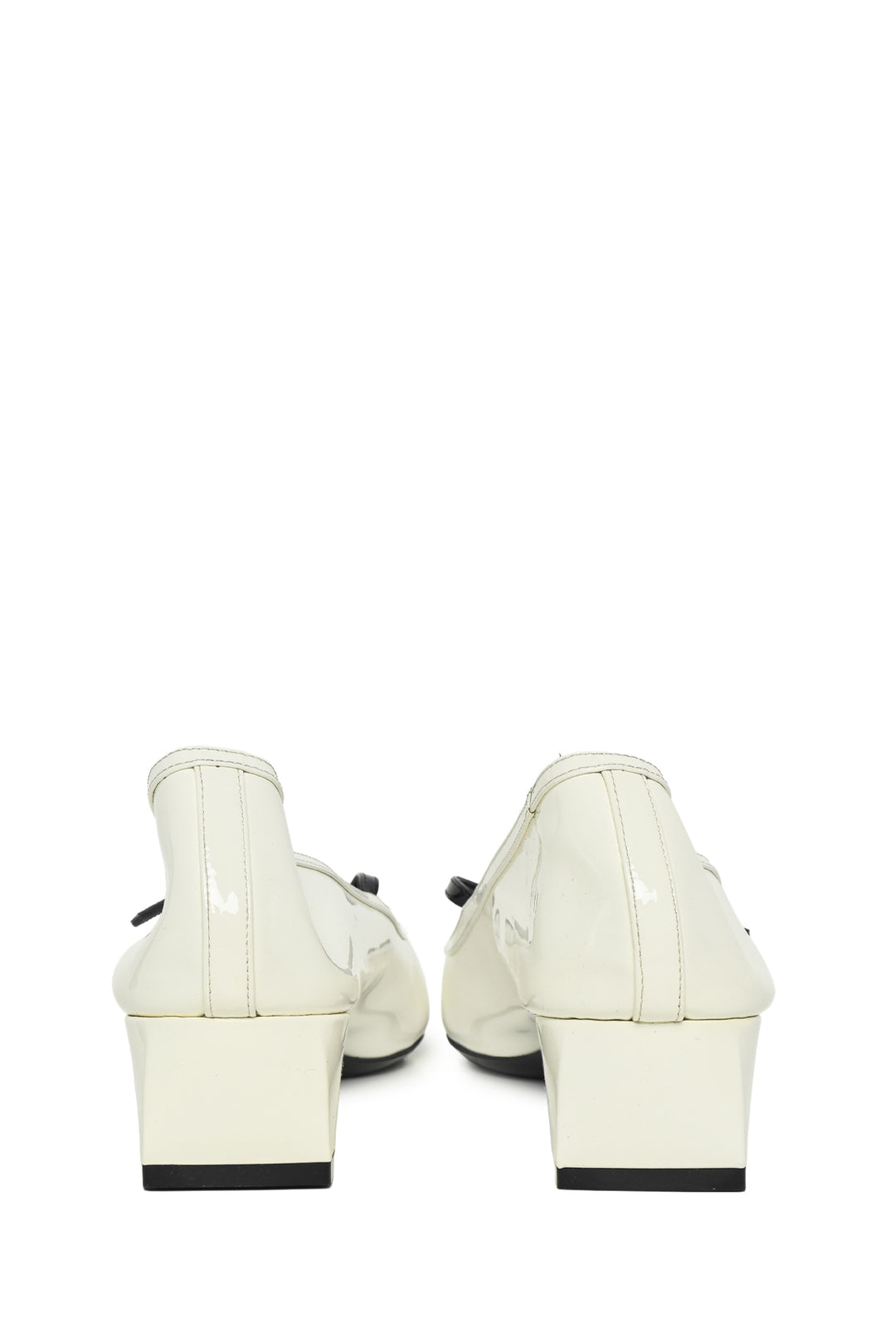 Khaite Size 38 Fawn Patent Leather Mary Jane Pumps