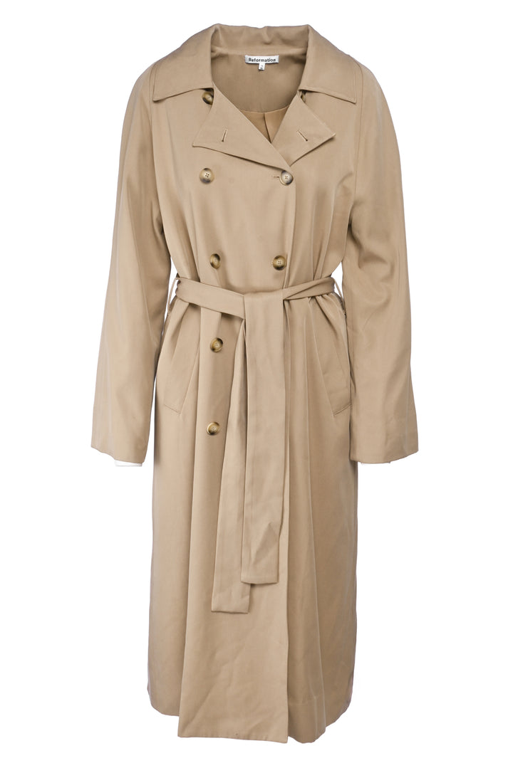 Reformation Size XS Trench Coat