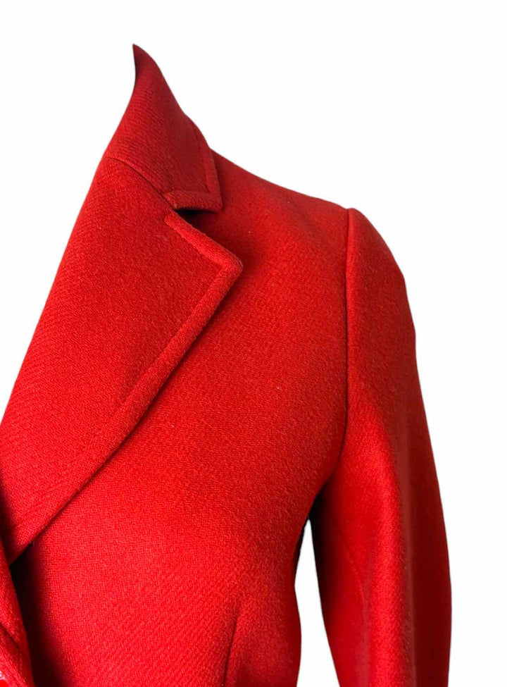 Moschino Cheap and Chic  Size S Red Wool Blend Coat
