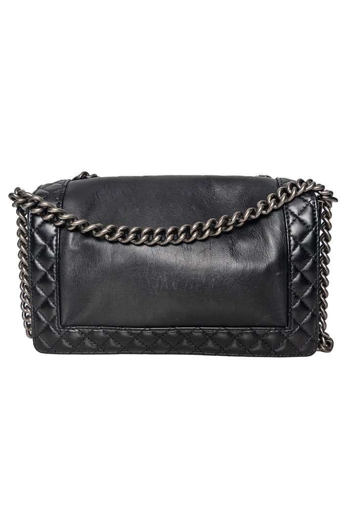 Chanel 2014 Large Boy Reverso Enchained Shoulder Bag