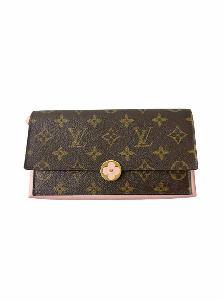 Louis Vuitton Monogram Canvas Flore Rose Ballerine Wallet