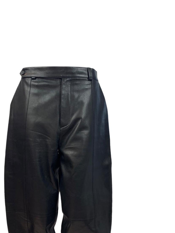 Aeron Size 42 Lambskin Wide Leg Pants