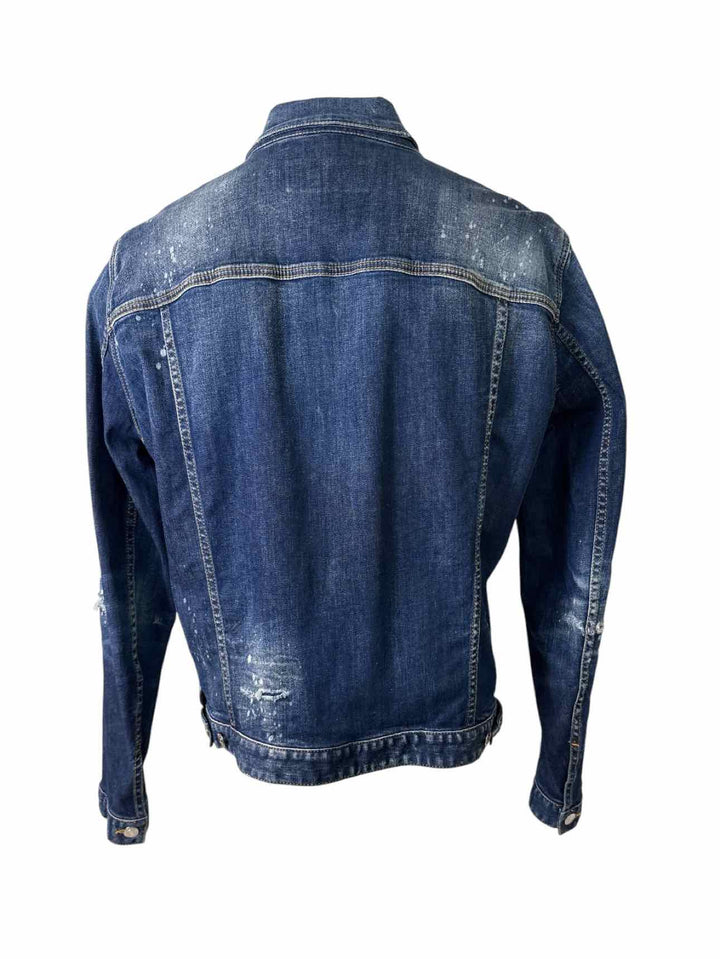 Dsquared  Size 52 Men's Dan Distressed Jacket