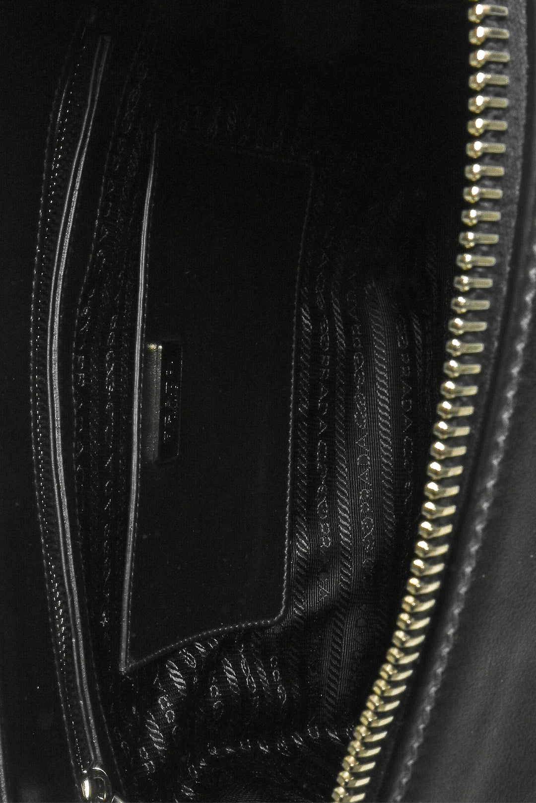 Prada Soft Leather Side Zip Tote