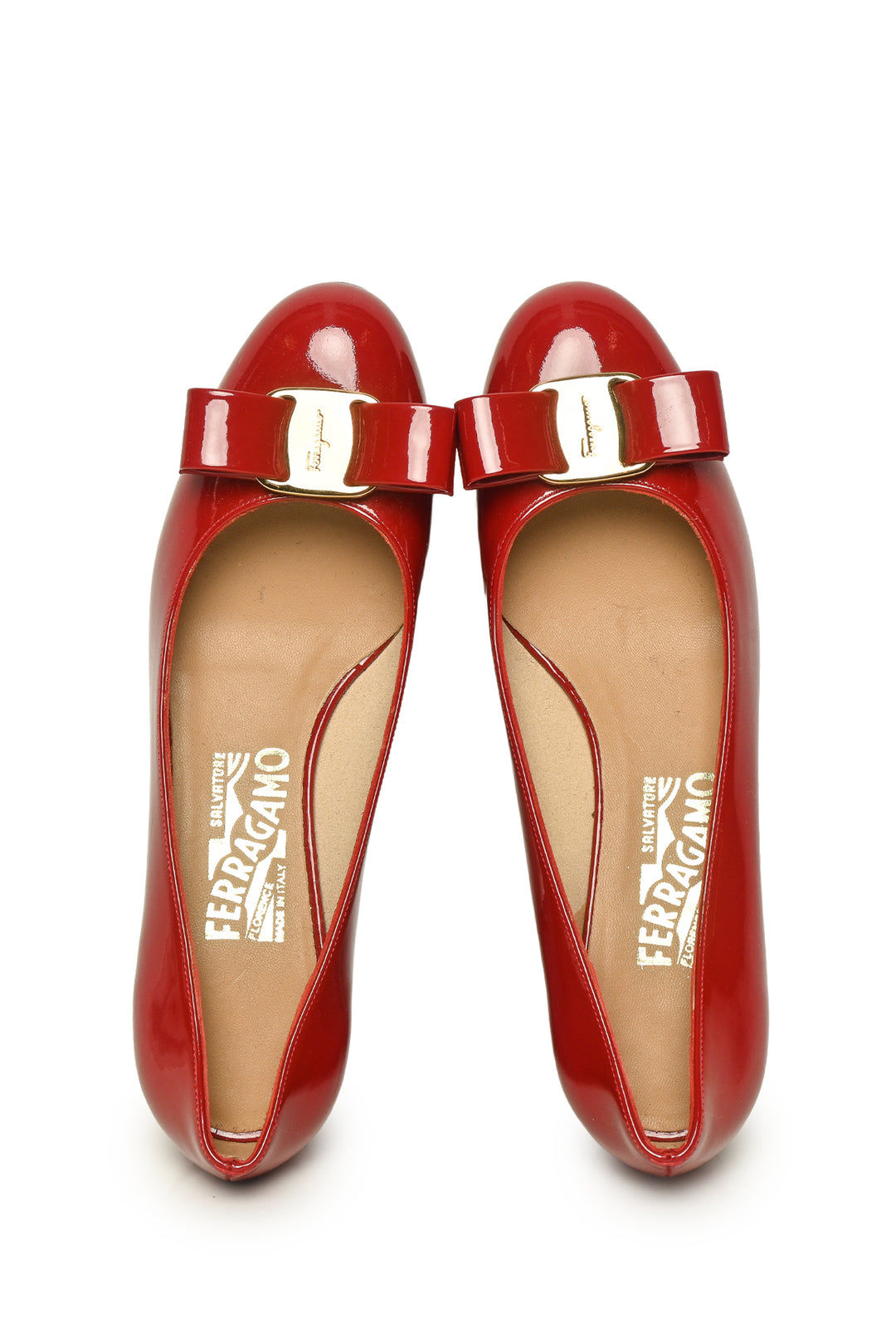 Ferragamo Size 5 Vara Bow Pumps