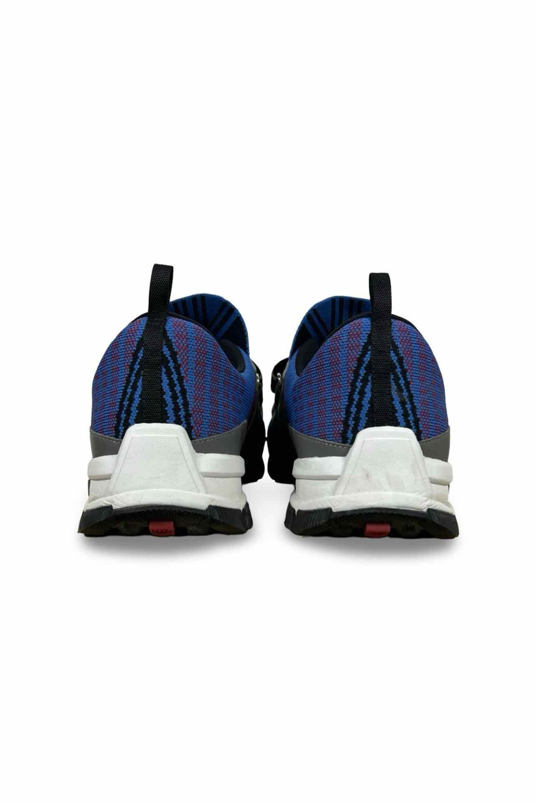 Prada Size 11 Men's Knit Velcro Strap Sneakers