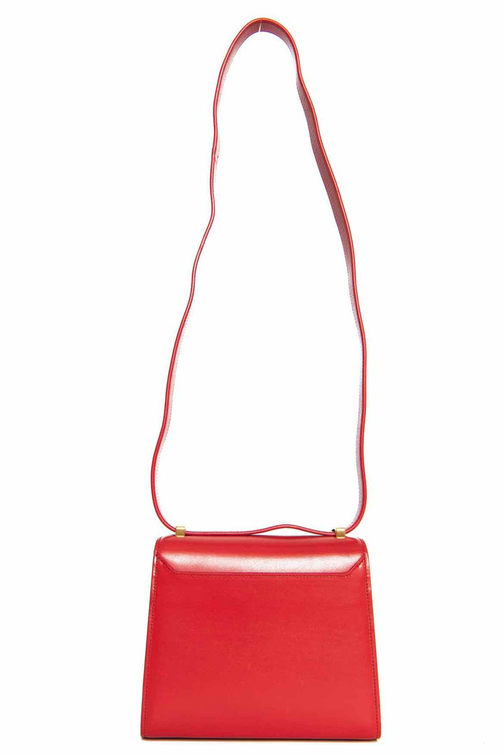 Thom Browne Red Box Calfskin Small Box Bag