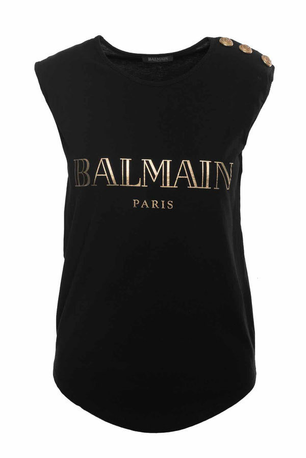 Balmain Logo Print Size 36 T-shirt