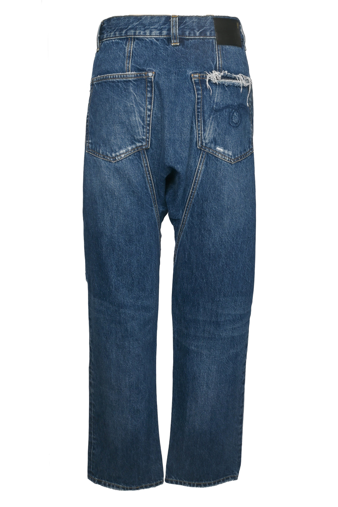 R13 Size 26 Pleated Drop Jeans