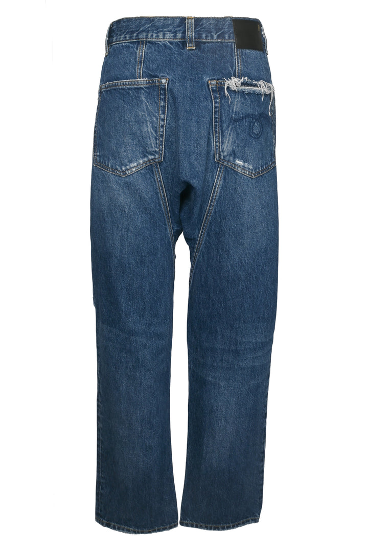 R13 Size 26 Pleated Drop Jeans