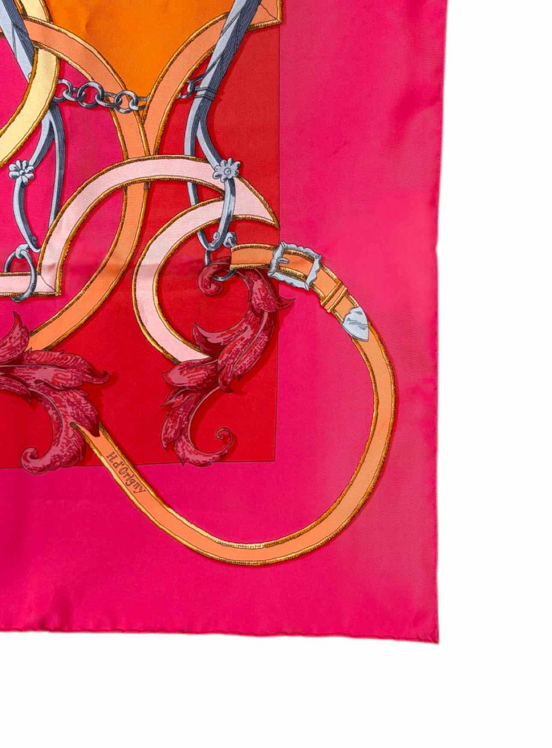Hermes L'Instruction Du Roy En L'Exercice De Monter A Cheval Silk Scarf