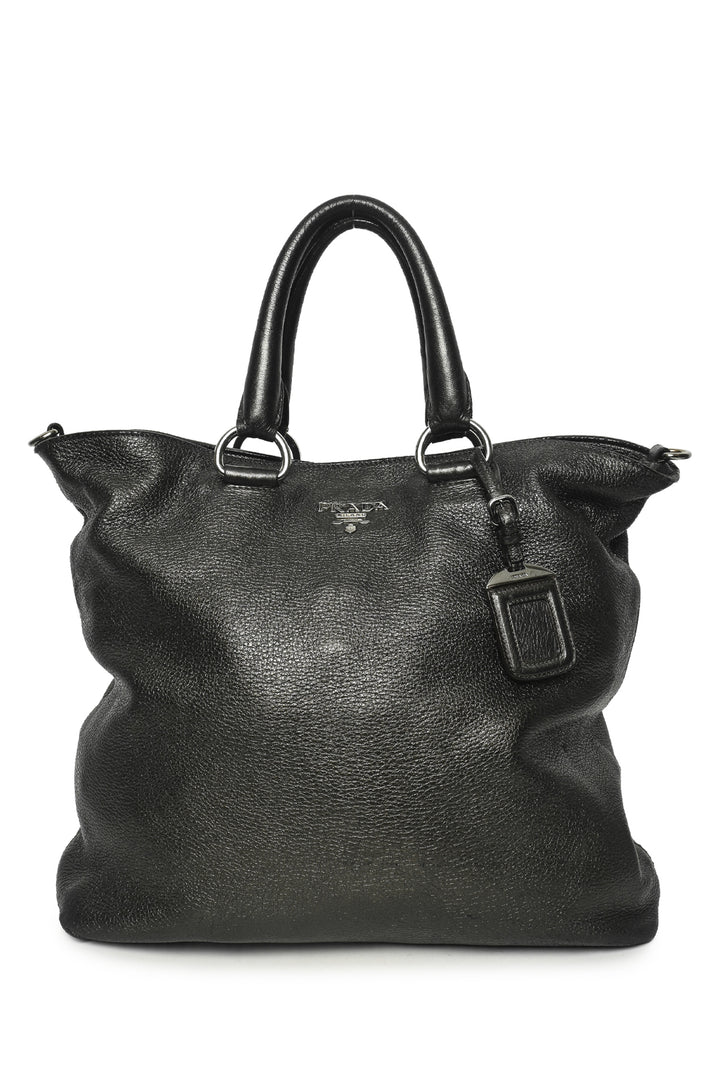 Prada Vitello Daino Shopping Tote