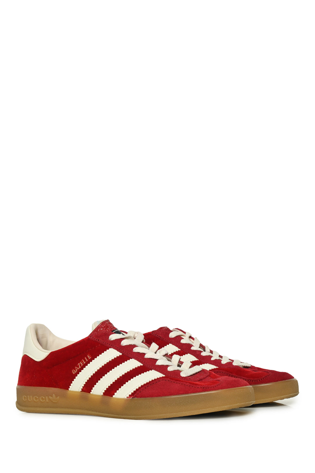 Gucci x Adidas Size 8 Velvet & Suede Gazelle Sneaker