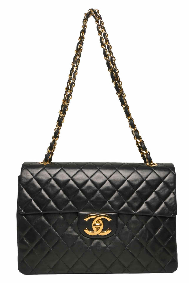 Chanel 1986-88 Jumbo Single Flap Shoulder Bag