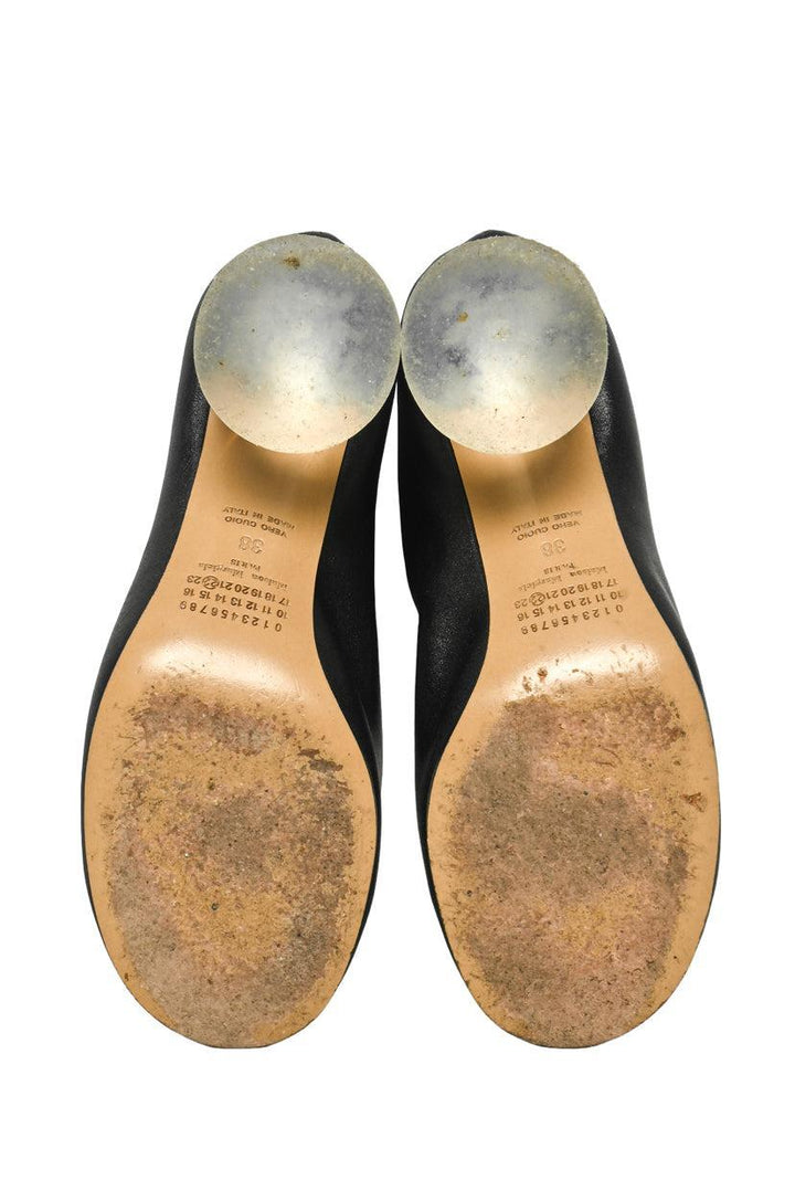 Maison Martin Margiela Size 38 Lucite Heel Ankle Boots