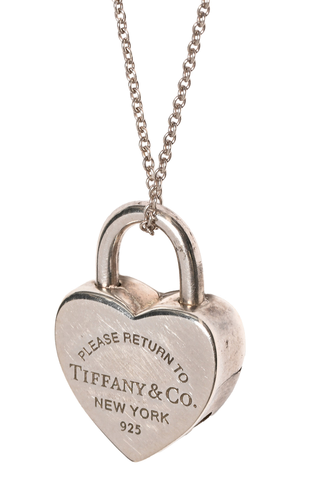 Tiffany & Co Return To Tiffany Heart Lock Charm Necklace