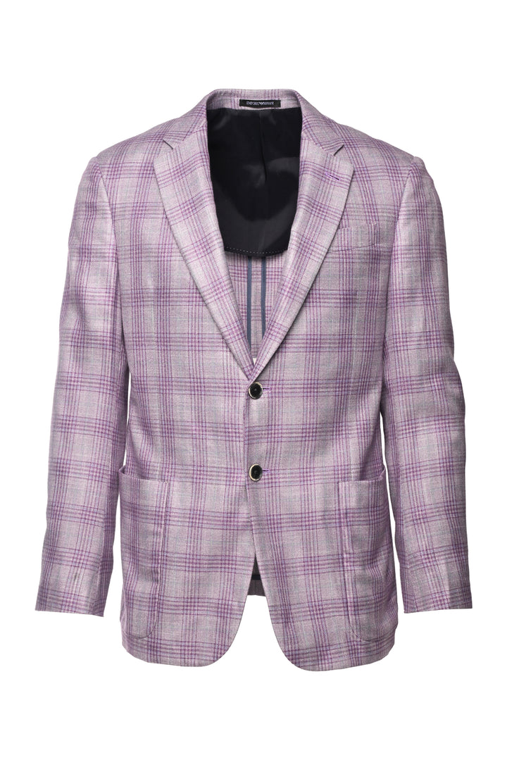 Emporio Armani Size 40 Men's G Line Deco Check Print Sport Blazer