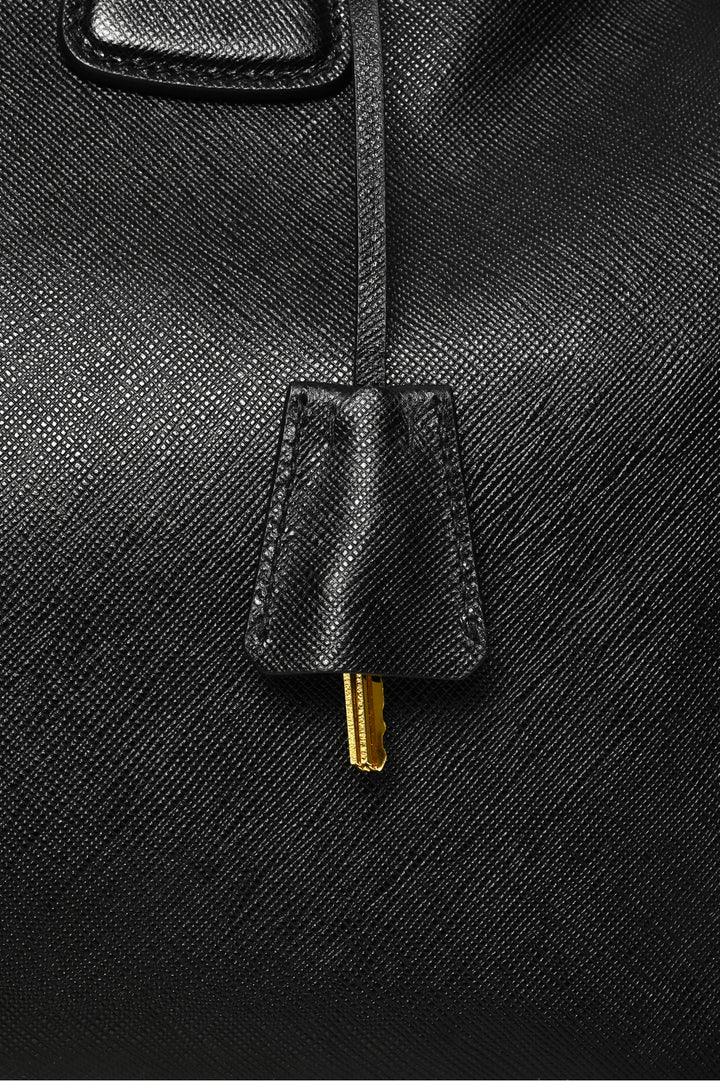 Prada Soft Leather Dome Tote