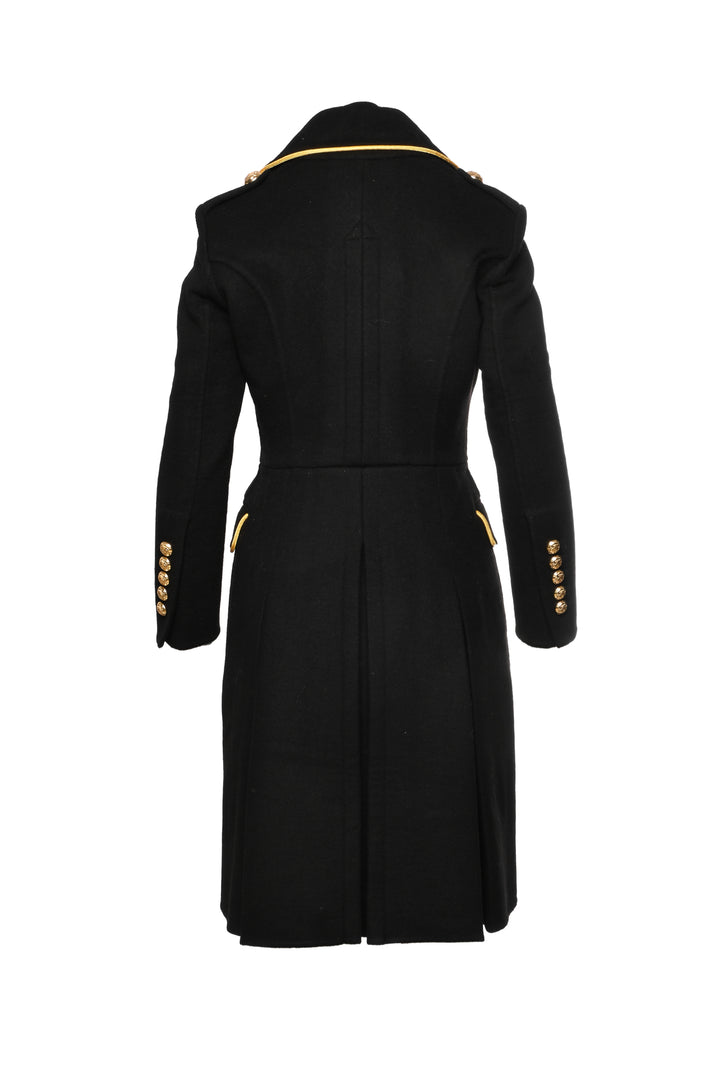 Burberry Size 38 Double Breasted Cashmere Coat