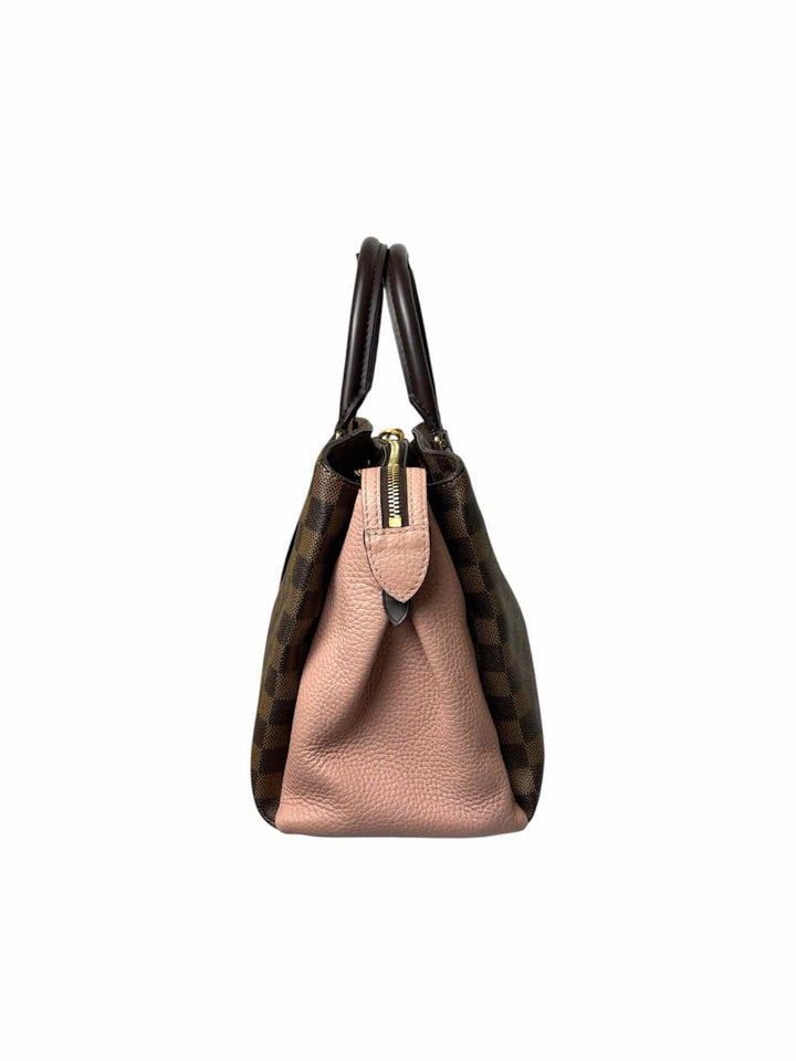 Louis Vuitton Cuir Taurillon Damier Ebene Normandy Magnolia Purse