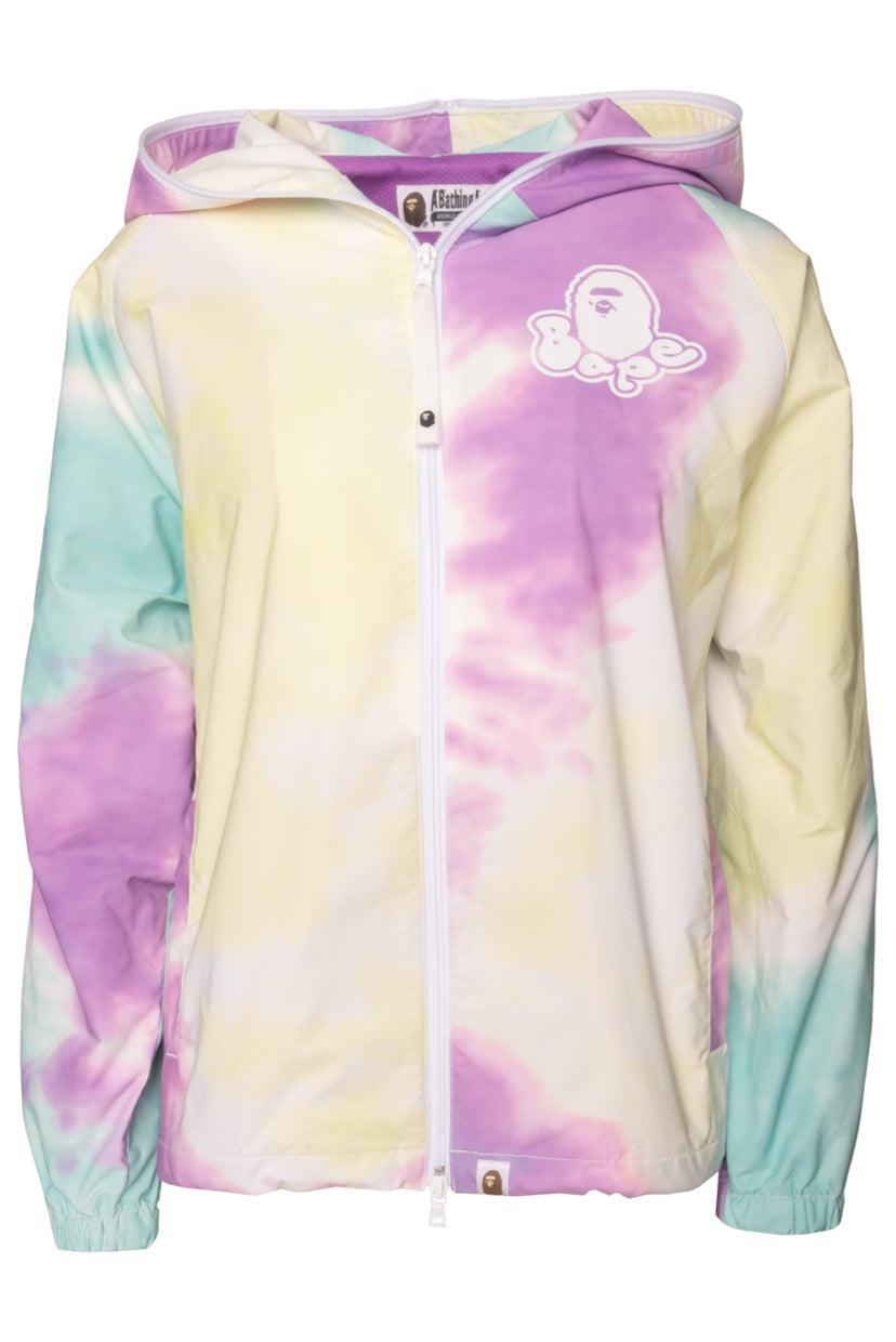 A Bathing Ape Size XS Oversized Tie Dye Wind Breaker