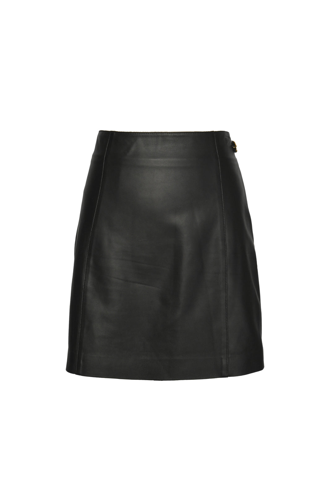 Vince Size 6 Leather High-Waist Mini Skirt