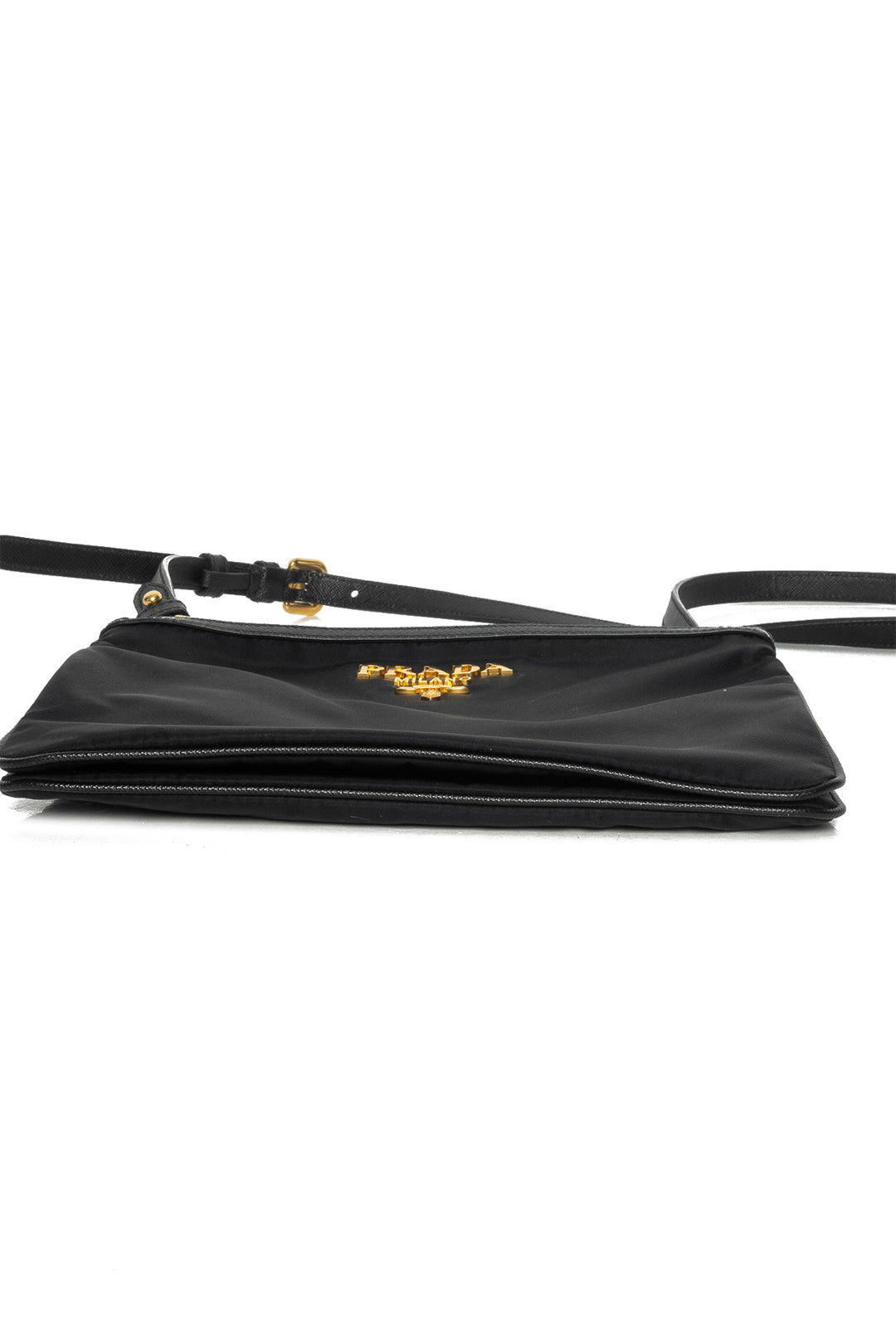 Prada Nylon Double Zip Crossbody