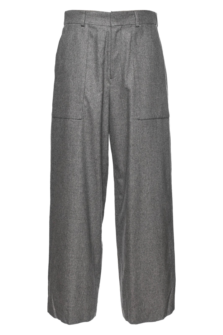 Celine Size 36 Cashmere Wide-Leg Pants