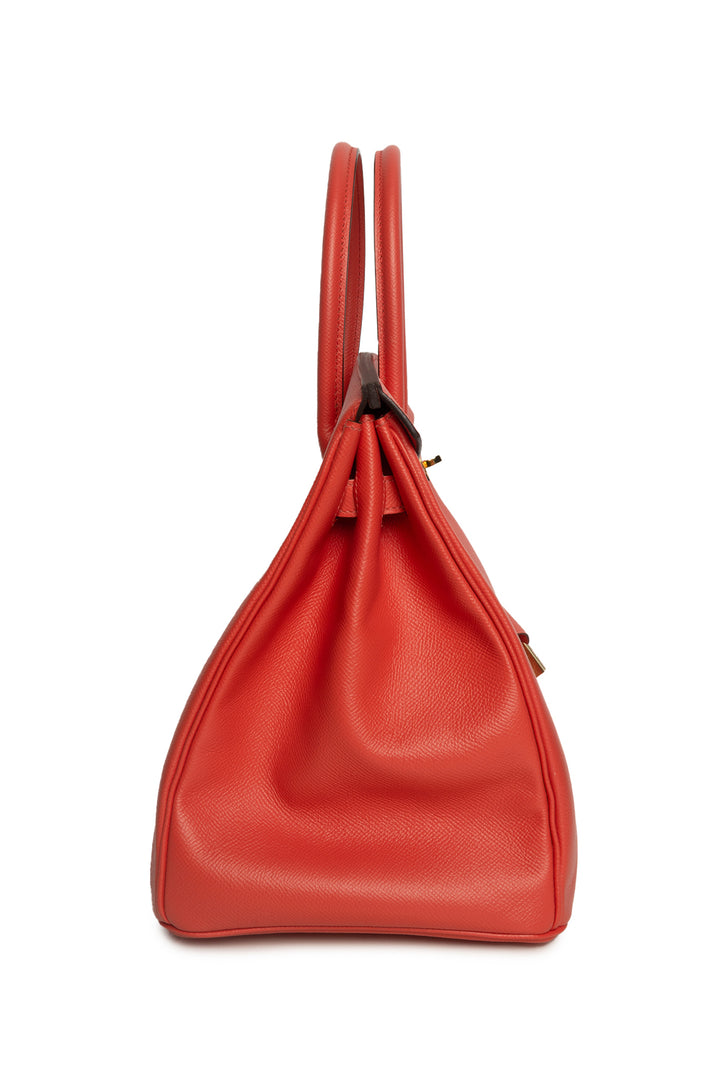 Hermes 2017 Coral Epsom Birkin 35