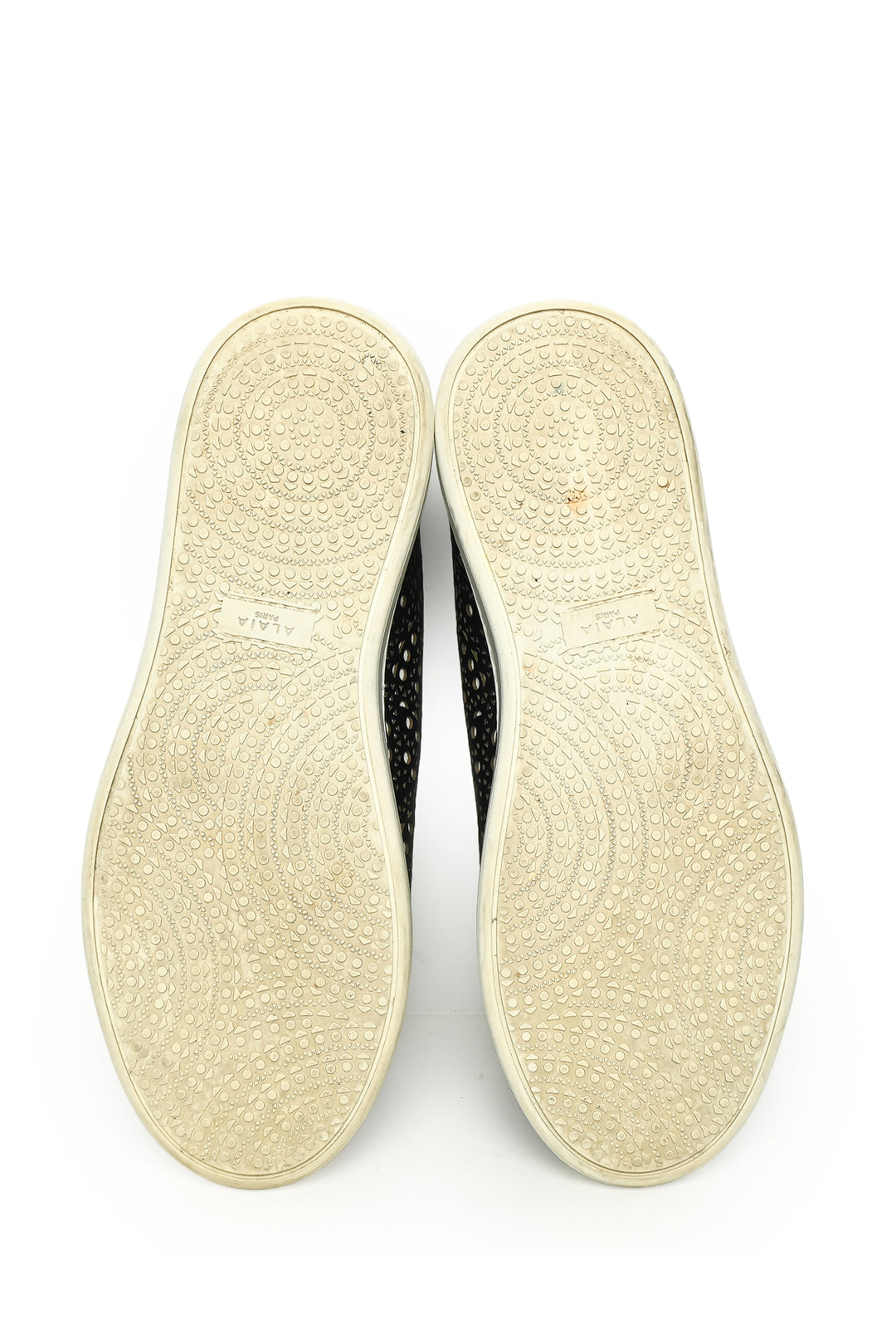 Alaia Size 36 Laser Cut Leather Sneaker