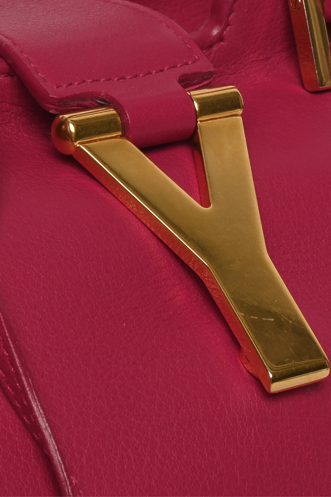Saint Laurent Calfskin Small Classic Y Cabas Bag