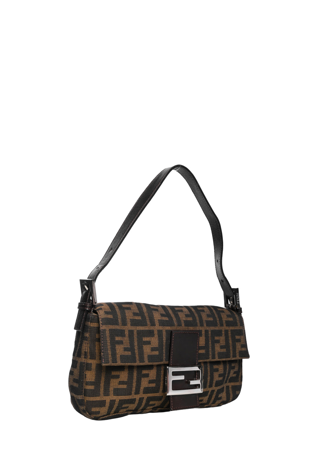 Fendi Vintage FF Zucca Small Baguette