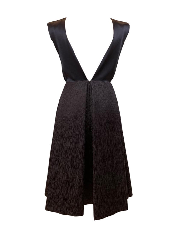 Thom Browne Size 38 Wool Silk Blend Midi Dress