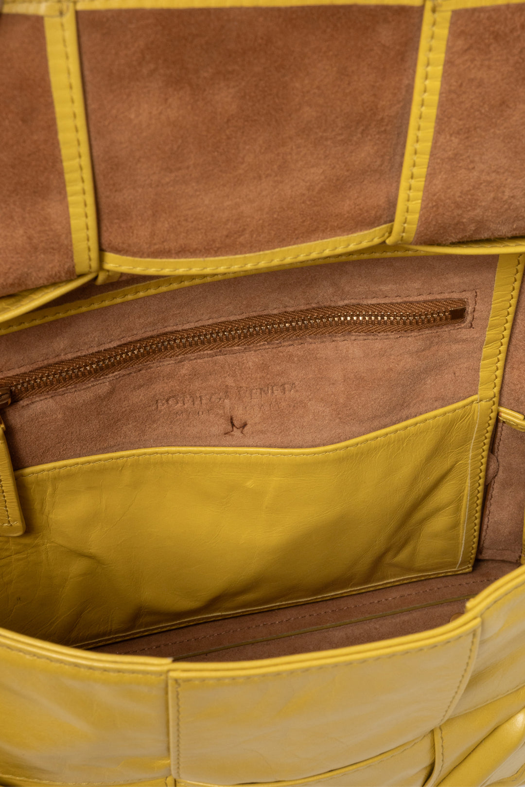 Bottega Veneta Calfskin Maxi Intrecciato Leather Small Arco Slouch Shoulder Bag