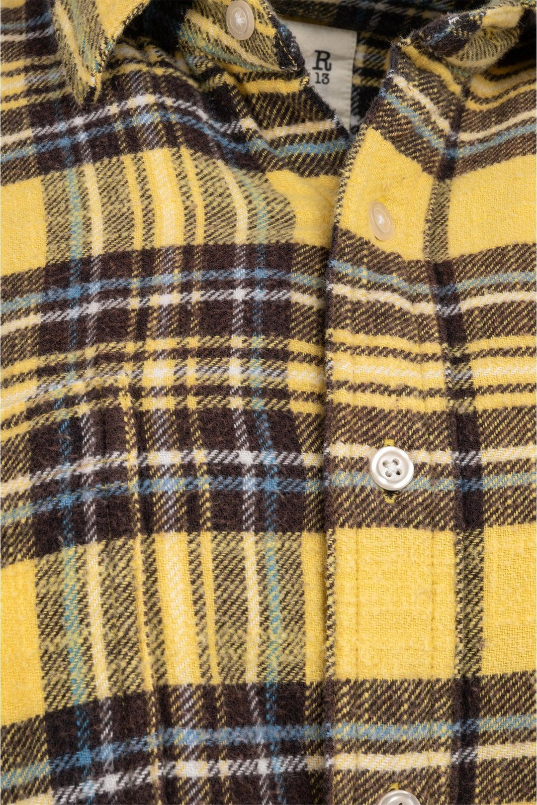 R13 Size XS Oversized Plaid Boxy Shirt