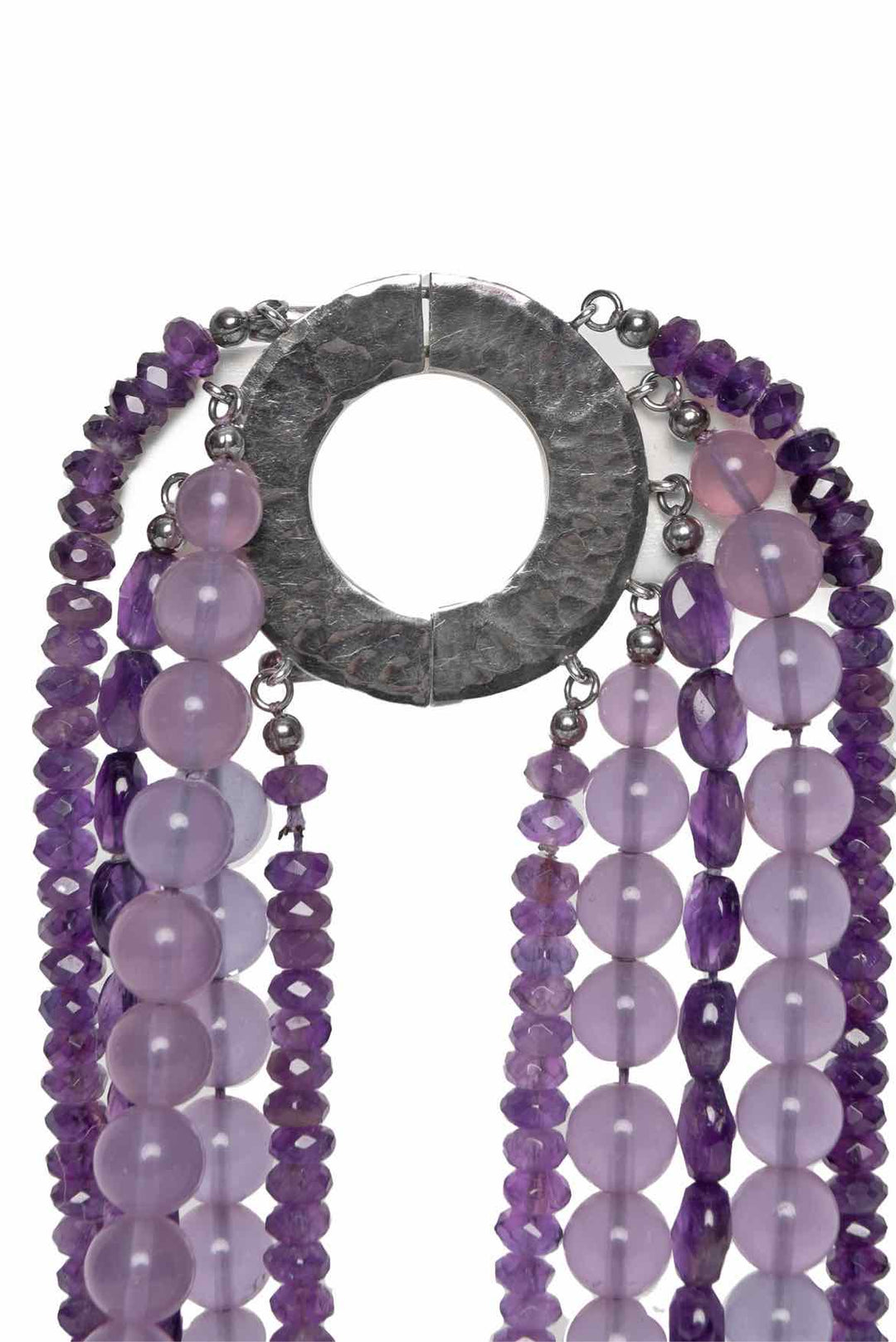 Amethyst Multi Strand Necklace