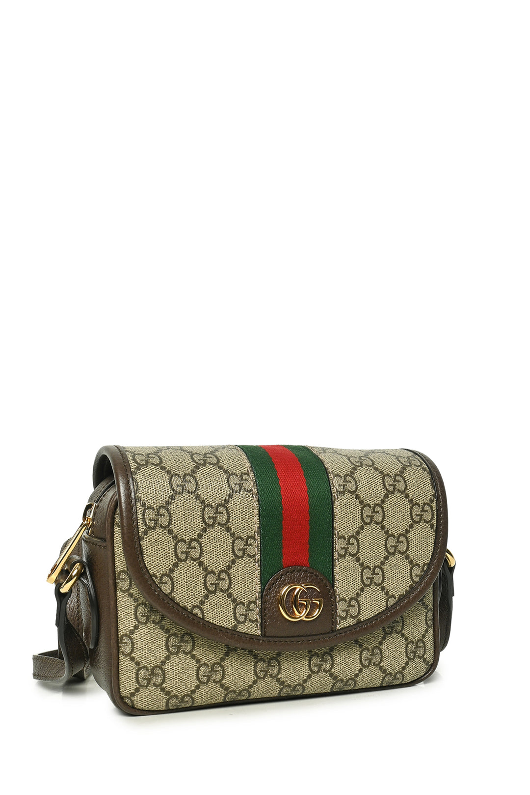 Gucci GG Supreme Coated Canvas Ophidia Mini Crossbody Shoulder Bag