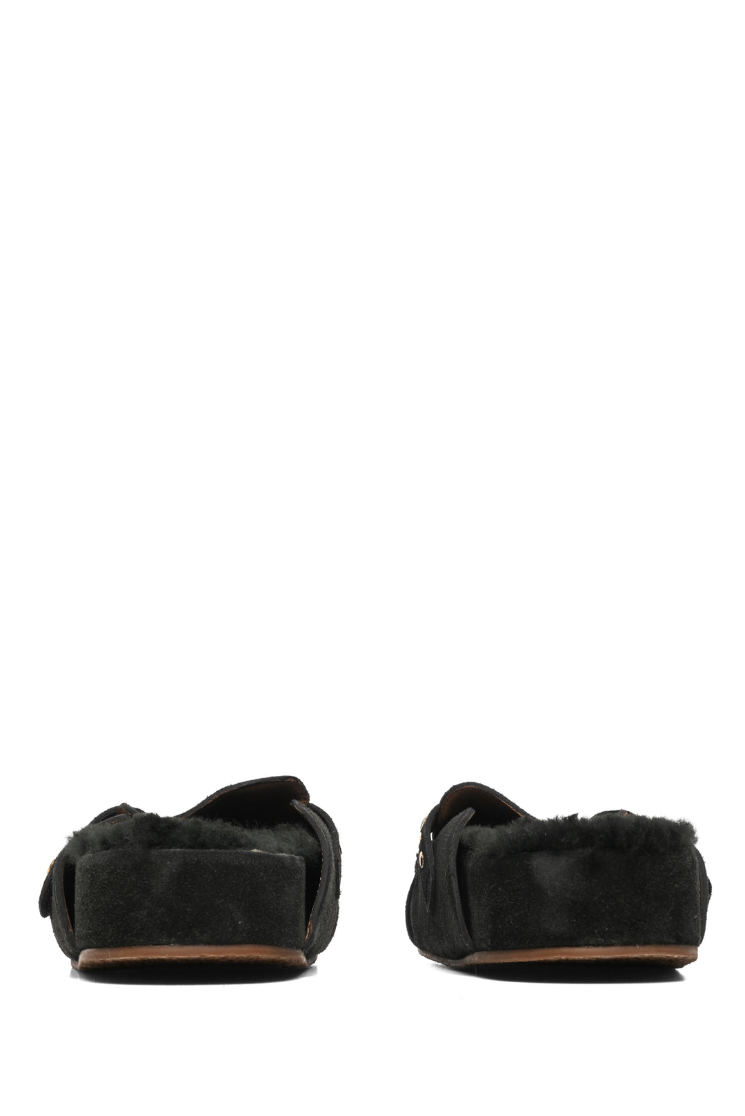 Xirena Size 39 Suede Joy Studded Shearling Mules