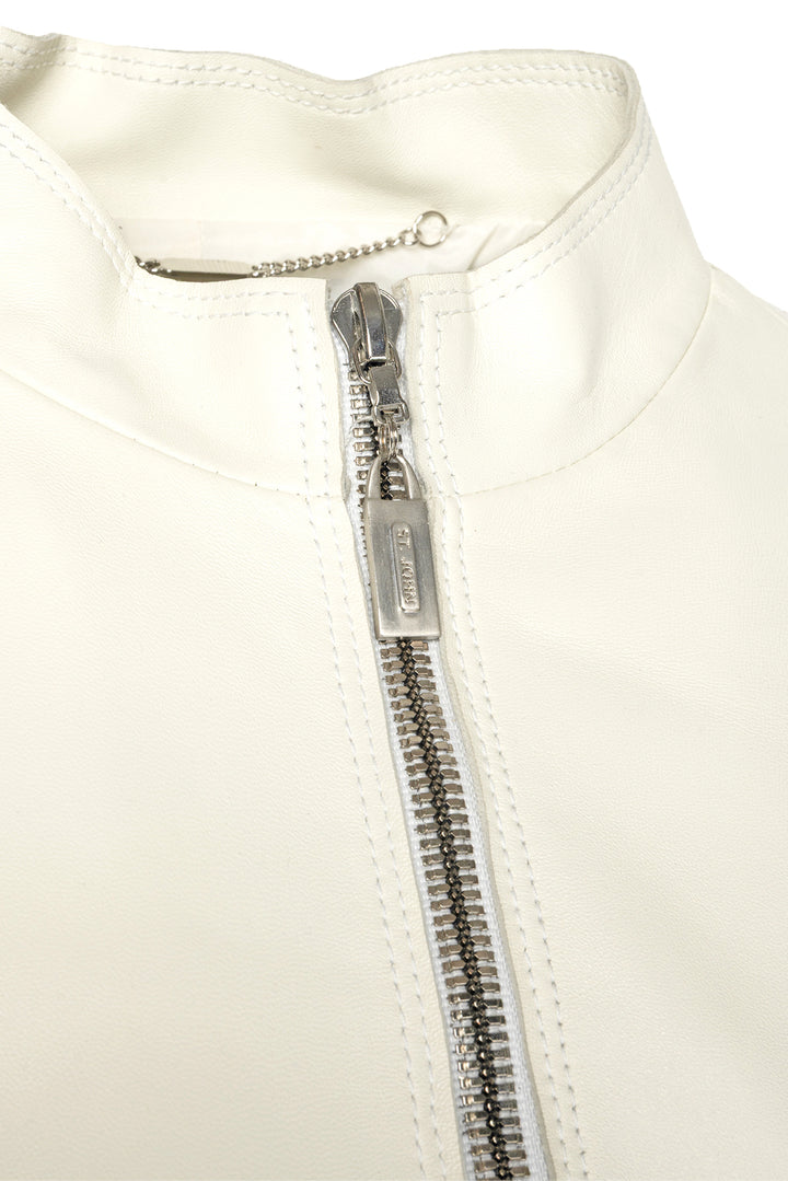 St John Sport Size XL Leather Jacket