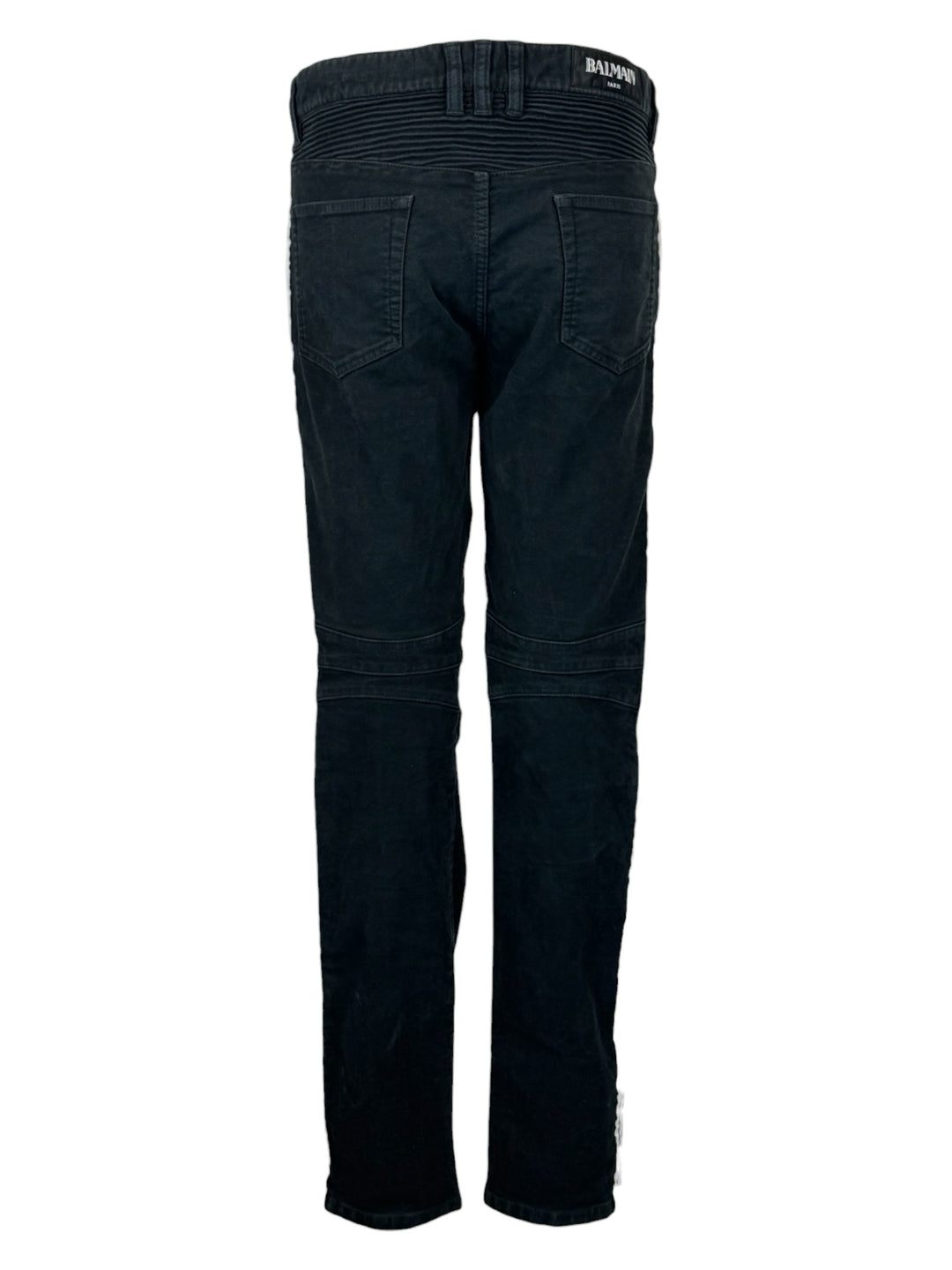 Balmain Size 32 Men's Slim Fit Biker Pants