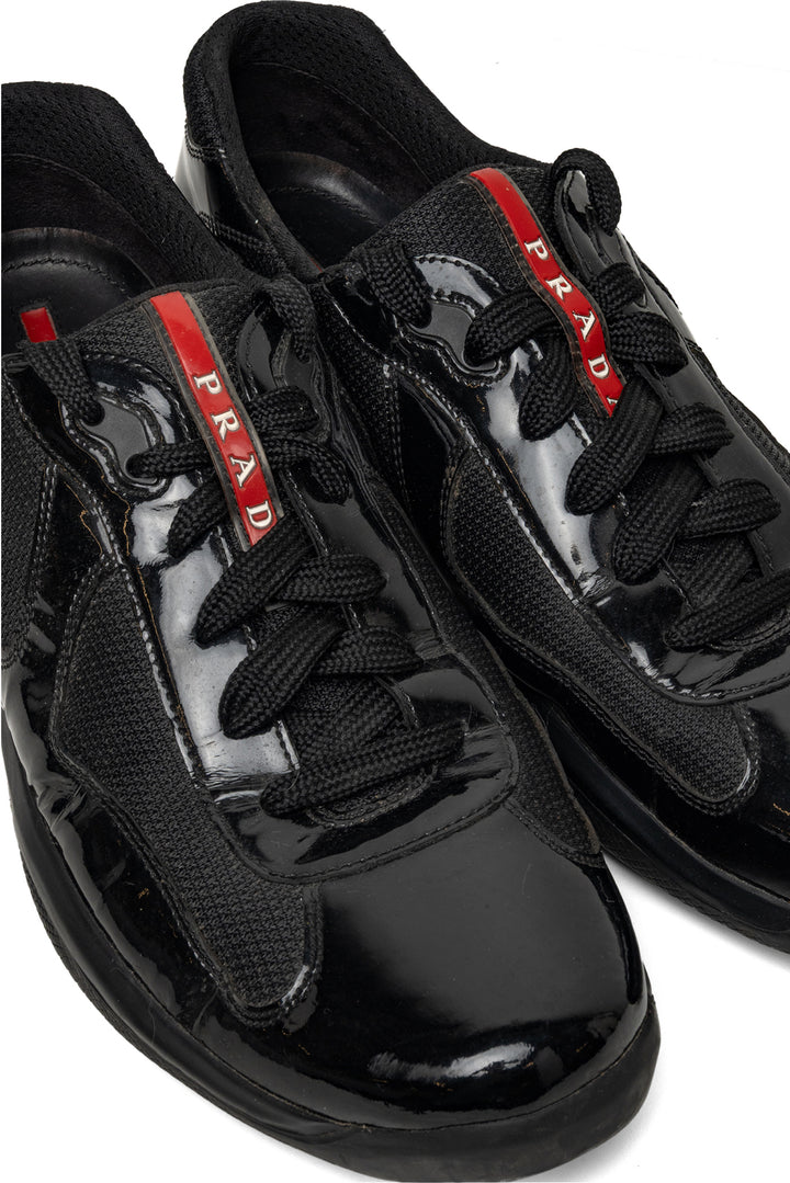Prada Size 10 Men's America's Cup Low Top Sneakers